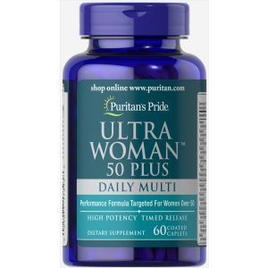 Puritan's Pride, Ultra Woman™ 50 Plus Multi-Vitamin, 60