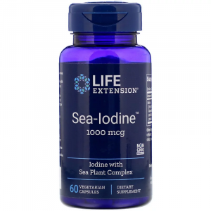 Йод, Sea-Iodine, Life Extension, 1000 мкг, 60 капсул (Default)