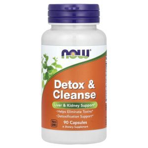 Детокс и очищение, Detox & Cleanse, NOW Foods, 90 капсул
