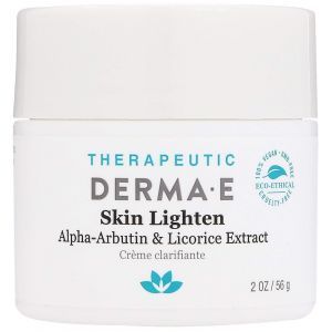 Осветляющий крем от пигментных пятен, Skin Lighten Cream, Derma E, 56 г (Default)