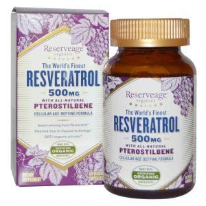 Resveratrolo Pterostilbene, ReserveAge Nutrition, 500 mg