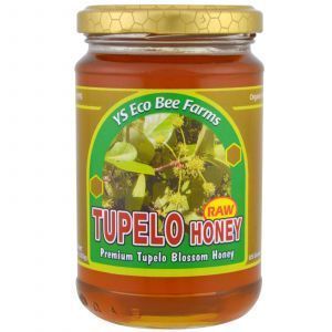 Неочищенный ниссовый мёд, Raw Tupelo Honey, Y.S. Eco Bee Farms, 383 г