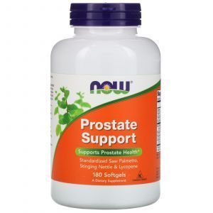 Поддержка простаты, Prostate Support, Now Foods, 180 гелевых капсул  
