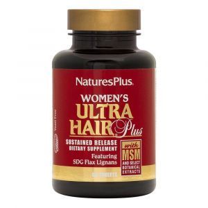 Витамины для волос для женщин, Women’s Ultra Hair Plus, Nature's Plus, 60 таблеток с замедленным высвобождением
