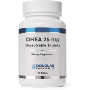 DHEA, micronizzato, DHEA, Douglas Laboratories, 25 mg, 60 compresse