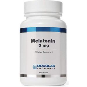 Melatonina, melatonina, laboratori Douglas, supporta i cicli sonno/veglia, 3 mg, 60 capsule