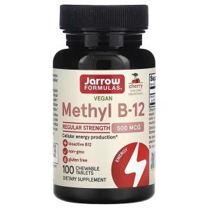 Vitamina B12, Metil B-12, Formule Jarrow, 500 mcg, 100 pastiglie