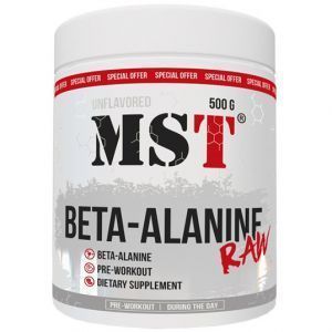 Бета-аланин, Beta-Alanine RAW, MST, 500 г