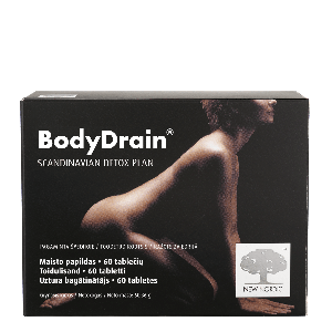 Очищение организма, Body Drain, New Nordic, 60 таблеток
