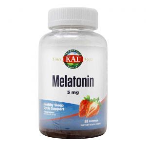Melatonina, Melatonina, KAL, Fragola, 5 mg, 60 Compresse Masticabili