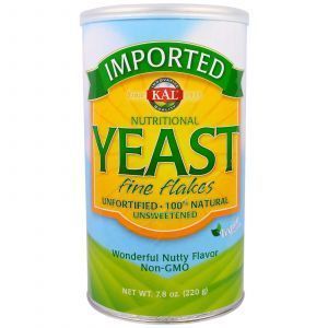 Пищевые дрожжи, Nutritional Yeast, Fine Flakes, KAL, 220 г