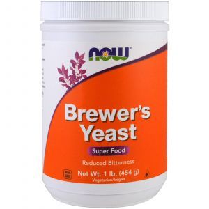 Пивные дрожжи, Brewer's Yeast, Now Foods, 454