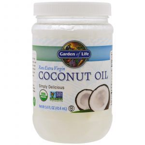 Кокосовое масло, Coconut Oil, Garden of Life, 414 м