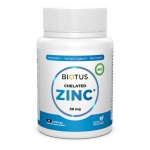 Zinco chelato, Biotus, 30 mg, 60 Capsule