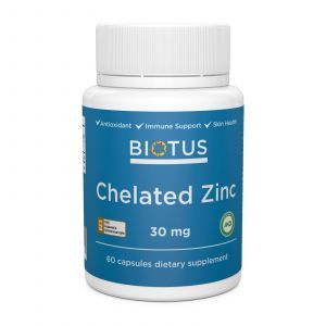 Zinco chelato, Biotus, 30 mg, 60 Capsule
