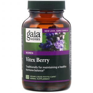 Витекс для женщин, Vitex Berry for Women, Gaia Herbs, 120 капсул