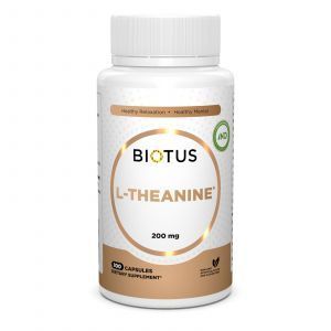L-teanina, L-teanina, Biotus, 200 mg, 100 capsule