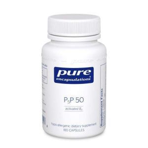 Витамин B6 (Пиридоксаль-5-Фосфат), P5P 50 (vitamin B6), Pure Encapsulations, для поддержки метаболизма, 180 капсул