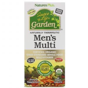 Мультивитамины для мужчин, Men's Multi, Nature's Plus, 90 таб.