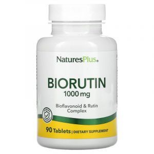 Рутин, Biorutin, Nature's Plus, 1000 мг, 90 таблеток