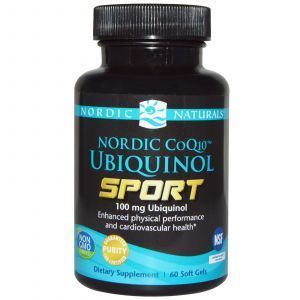 Ubichinolo Q10 per gli atleti, Ubichinolo CoQ10, Nordic Naturals, 100 mg, 60 Capsule