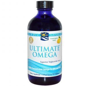 Concentrato di olio di pesce (limone), Ultimate Omega, Nordic Naturals, 237 ml.