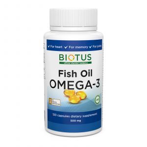 Omega-3 olio di pesce islandese, Omega-3 olio di pesce, Biotus, 120 capsule