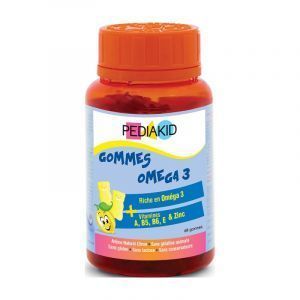 Omega 3 per bambini, Radiergummis Omega 3, Pediakid, 60 caramelle gommose