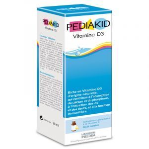 Vitamina D3, per bambini, Vitamina D3, Pediakid, 20 ml