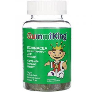 Эхинацея, витамин С и цинк (жевательный), Echinacea Plus Vitamin C and Zinc, Gummi King, 60 таблеток