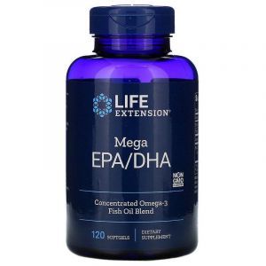 Рыбий жир EPA DHA, Omega Foundations, Life Extension, 120 капсул