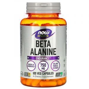  Бета-аланин, Beta-Alanine, Now Foods, Sports, 120 капсул