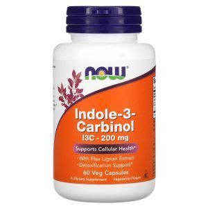 Indole-3-Carbinol, Now Foods, 200 mg, 60 capsule