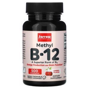 Vitamina B12, Metil B-12, Formule Jarrow, 500 mcg, 100 pastiglie