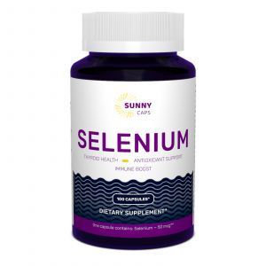 Селен, Selenium Powerfull, Sunny Caps, 50 мкг, 100 капсул