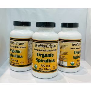 Spirulina, Origini Sane, Biologica, 500 mg, 360 Compresse.