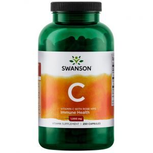 Витамин С с шиповником, Vitamin C, Swanson, 1000 мг, 250 капсул