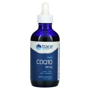 Коэнзим Q10 (убихинол), Liquid CoQ10, Trace Minerals Research, 100 мг, 118 мл