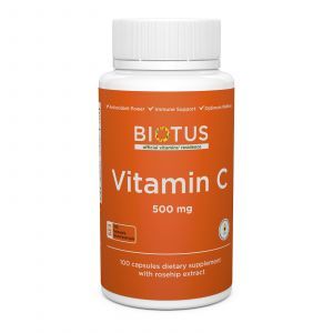 Vitamina C, Vitamina C, Biotus, 500 mg, 100 Capsule