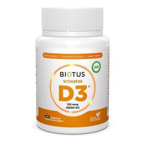 Vitamina D3, Vitamina D3, Biotus, 5000 UI, 100 Capsule