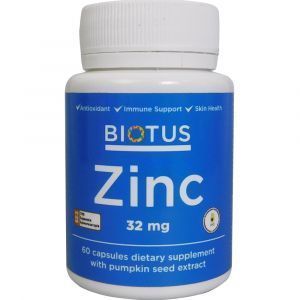 Zinco, Zinco, Biotus, 32 mg, 60 capsule
